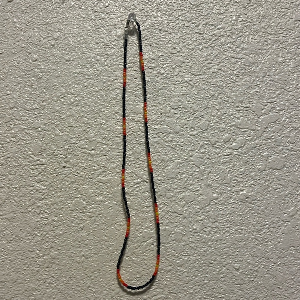 Handmade seed bead necklace